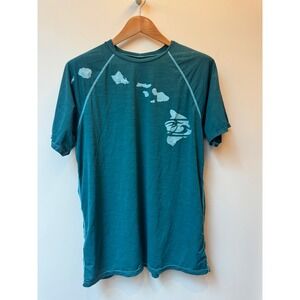 Honolua Surf Co Men's Short Sleeve Swim Shirt XL SPF 30 Blue